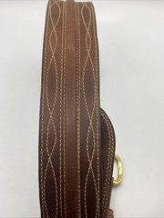 Vintage Larry Mahan Tooled Embroidered Leather Belt 6511 size 34