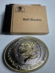 NORTH AMERICAN HUNTING CLUB LIFE MEMBER BELT BUCKLE New IN BOX – Great Gift