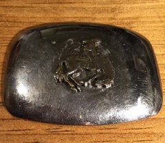 Vtg men’s belt buckle Rodeo Bucking Bronco Design