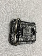 Vintage Buck Knife Belt Buckle, Four Generations of Knife Makers
