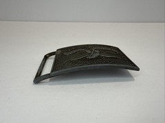 1970s-80s vintage LEVIS belt buckle BRASS america EAGLE usa WESTERN cowboy
