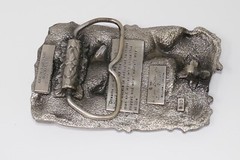 Siskiyou 1981 Arroyo Grande Dreams Of Striking It Rich Metal Belt Buckle #B-10