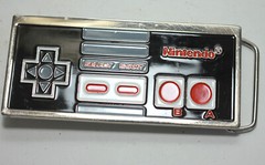 Vintage NINTENDO NES Controller Enamel Belt Buckle 2010 – Fits 1-1/2&Prime; Wide Belt