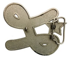 LRG INITIAL LETTER MONOGRAM ALPHABET WESTERN COWGIRL COWBOY RODEO BELT BUCKLE