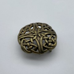 Bohemian Brass Belt Buckle – Handcrafted Boho Western Style BuckleBohemian Brass
