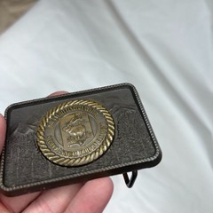 NRA Whittington Center Belt Buckle Second Annual Trophy Elk Hunt Natl Rifle Assn