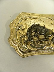 Vintage Bucking Bronco Horse Cowboy Western Belt Buckle (A6)