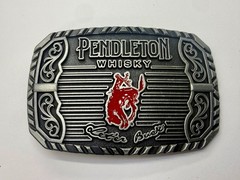 2025 Pendleton Whiskey Let&rsquo;er Buck Rodeo Cowboy Montana Silversmiths Belt Buckle