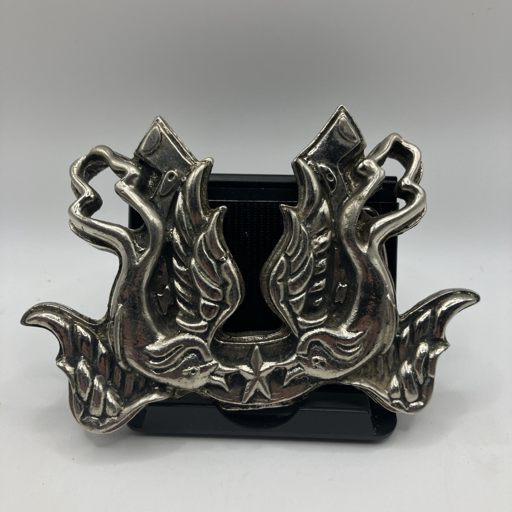 Back N Black/Silver Plum 2004 Belt Buckle