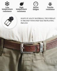 2 Pack Single Belt Buckle for Replacement, for Men Classic Belt Buckle…