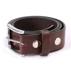 Milwaukee Leather MP7118 Men&rsquo;s Brown Premium Leather 1.5 Inch Wide Belt