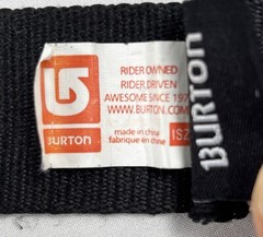 Burton Snowboards Belt Adult Large Black Metal 34-36 W Vintage