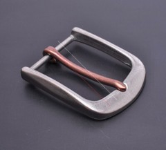 38mm Sturdy Solid Heavy Stainless Steel Leathercraft Heel Bar Jeans Belt Buckle