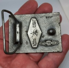 Vintage Indiana Metal Craft Anheiser Busch Budweiser Beer Belt Buckle