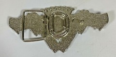 Double Pistol Crown Cadillac Mud Flap Trucker Bottle Opener Belt Buckle