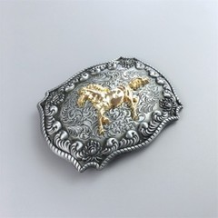 Vintage Style Running Horse Western Belt Buckle also Stock in the US