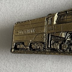 1984 SOUTHERN PACIFIC Train Brass Belt Buckle