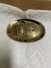 Vintage Rock Island Train Belt Buckle