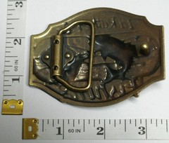 I&rsquo;d Rather Be Fishing Belt Buckle Fisherman Fish Fishing Pole Rod SN997