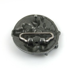 Dead Cowboy Belt Buckle Skull Crossed Guns Rattlesnake Western Fits 1.5&Prime; Belt