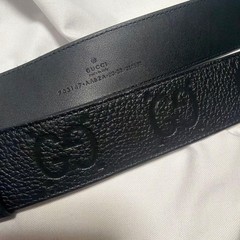 GUCCI Pre-Owned Joe Wide Leather Belt