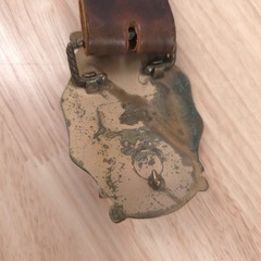 VTG Harley Davidson Belt Buckle 70s Brass Motorcycle Western Leather Belt USA