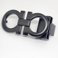 Salvatore Ferragamo Gancini matte black Belt Buckle for 34-35mm belt