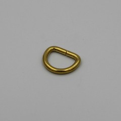25mm D Ring Loop Strap Adjuster Buckle Solid Brass Bag Fastener Hardwares lot