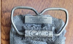 Vtg New Dreams Of Striking It Rich Arroyo Grande B-10 Siskiyou Metal Buckle 1981