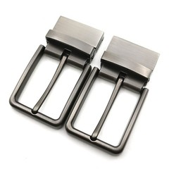 UUYYEO Alloy Clamp Belt Buckle approx 3.5 cm in inner diameter, Silver