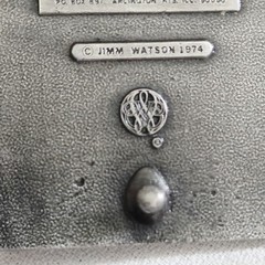 Belt Buckle – Legendary Buckles Jimm Watson 1974 Statler Brothers (some wear)