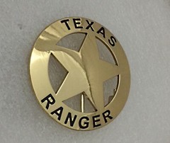 Texas Ranger Badge Belt Buckle (Seconds)