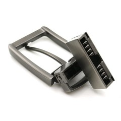 UUYYEO Alloy Clamp Belt Buckle approx 3.5 cm in inner diameter, Silver