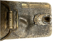 1988 BASS BASS ANGLERS SPORTSMAN SOCIETY BELT BUCKLE – HEAVY – BOX GW 1