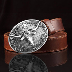 Western Belt Buckle Men: Big Belt Buckles Beer Holder Man| Western Cowboy Large
