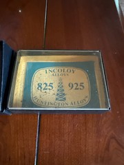 Huntington WV Alloys Incoloy 825 925 Oil Derrick Belt Buckle Limited VTG 1983