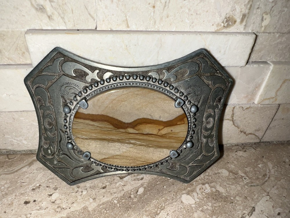 CLASSIC BELT BUCKLE SOUTHWESTERN DESERT SCENE SAND
