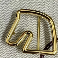 Fashionable golden horsehead buckle men&rsquo;s and women&rsquo;s belt buckle