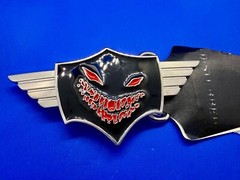 DISTURBED Creepy Face American Heavy Metal Band Logo 2009 Bravado Belt Buckle