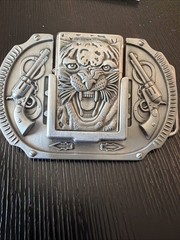 Tiger Guns Western Cowboy Lighter Belt Buckle