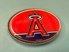 Los Angeles Anaheim Angels Ca Baseball Led Lights Belt Buckle W/ Fresh Battery!