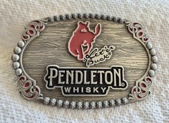 2023 Montana Silversmiths Pendleton Whisky Let&rsquo;er Buck Belt Buckle BRAND NEW