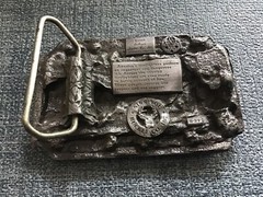 America’s Firefighters – Ever Ready, Ever Willing red Belt Buckle Siskiyou