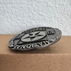 Vintage Texaco National Truck Rodeo 1984 Belt Buckle