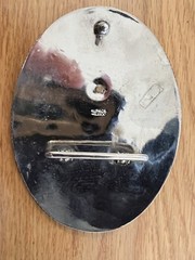 Horse Cowboy large belt buckle Alpaca Mexico 4.5&Prime; x 3.25&Prime; Rodeo Country