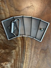 5 ACES Belt Buckle Stylish and Functional Gift for man RARE FIND UNIQUE