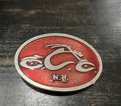 Orange County Chopper Belt Buckle – Officially Licensed – Red Color – Brand New