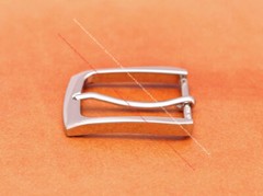 Casual Silver Single Prong Pin Buckle Leathercraft Men Replacement Buckle 30mm