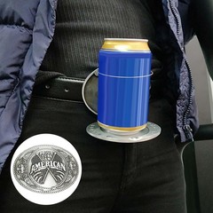 Beer Holder Belt Buckle Metal Funny Portable Opener Storage Metal Beer