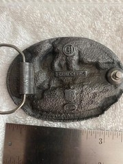 American 4-4-0 Train Metal Belt Buckle 1987 C & J CJ1440 Railroad